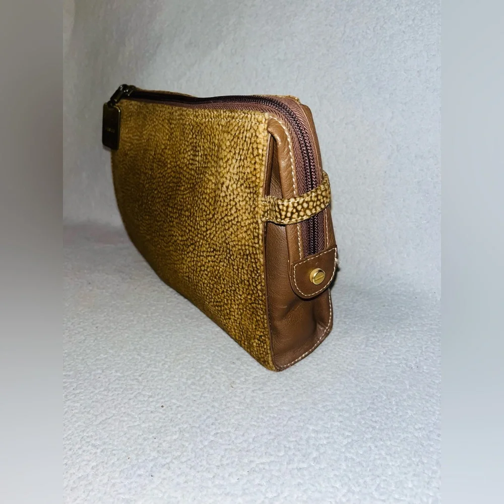 Borbonese Quail Suede Clutch
